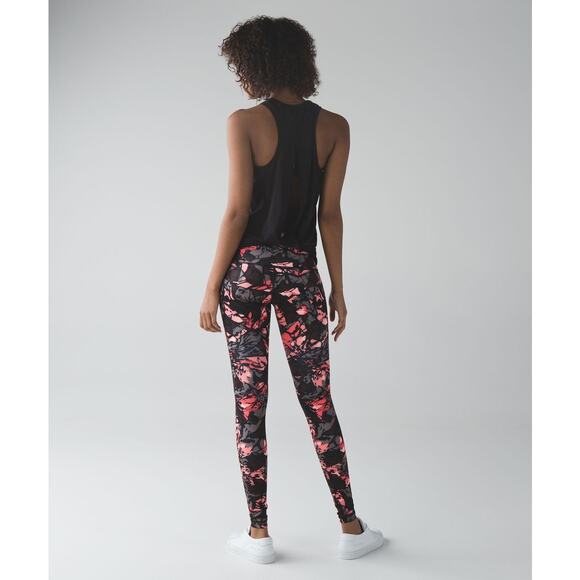 Lululemon High Rise Wunder Under Full-Length Legging Paint Storm Espresso Size 8 - Picture 3 of 10